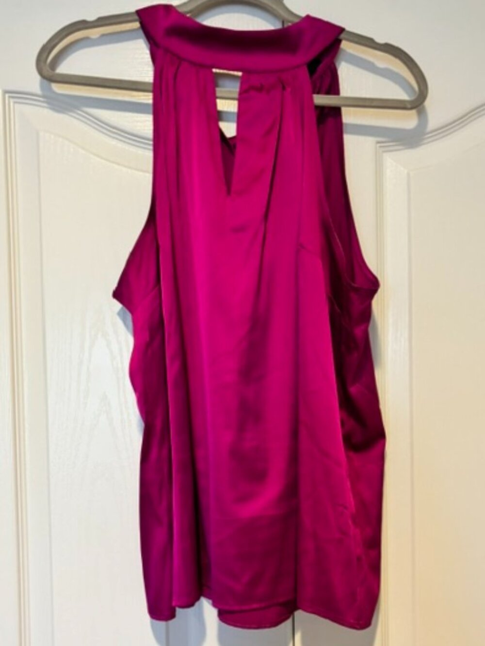 INC International Concepts Fuchsia Tie Back Top XL